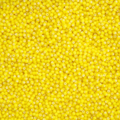 Czech Seed Beads - 8/0 - Yellow White Heart (250g)
