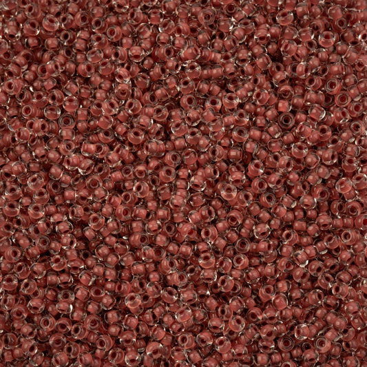 Czech Seed Beads - 8/0 - Crystal Color Lined Terra Intensive Brown (500g)