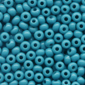 Czech Seed Beads - 8/0 - Opaque Turquoise (500g Strung)