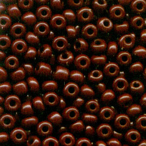 Czech Seed Beads - 8/0 - Opaque Dark Brown (500g)