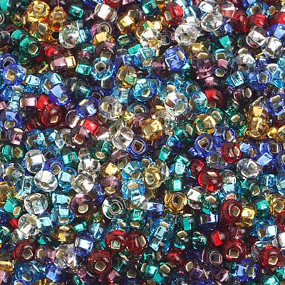 Czech Seed Beads - 8/0 - Silver Lined Multi-Mix (500g)