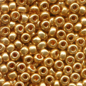 Czech Seed Beads - 8/0 - Metallic Gold (500g)
