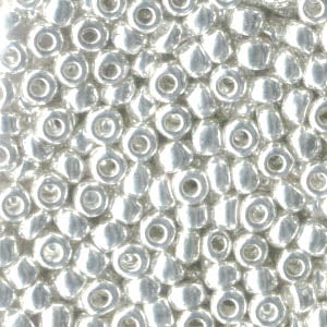 Czech Seed Beads - 8/0 - Metallic Silver (500g)