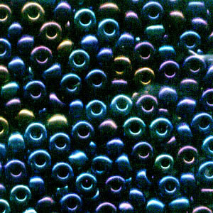 Czech Seed Beads - 8/0 - Opaque Navy Iris  (20g)