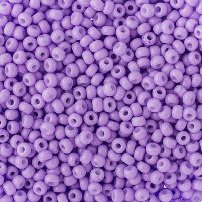 Czech Seed Beads - 8/0 - Dyed Chalk Purple Solgel (500g)