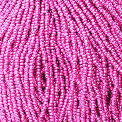 Czech Seed Beads - 8/0 - Metallic Pink (500g Strung)
