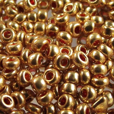 Czech Seed Beads - 8/0 - Metallic Gold [Terra] (500g)