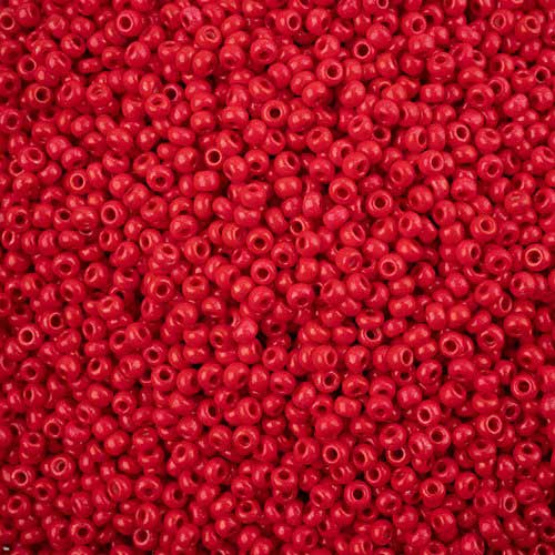 Czech Seed Beads - 8/0 - Terra Intensive Red (500g)