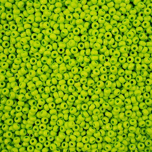Czech Seed Beads - 8/0 - Terra Intensive Light Green (500g)