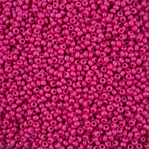 Czech Seed Beads - 8/0 - Terra Intensive Pink Matte (500g)