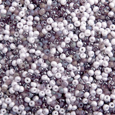 Czech Seed Beads - 6/0 - Amethyst Mix (500g)
