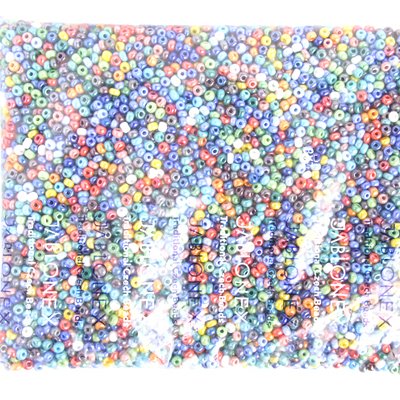 Czech Seed Beads - 6/0 - Opaque Lustre Multi-Mix (500g)