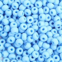 Czech Seed Beads - 6/0 - Matte Light Blue (500g)