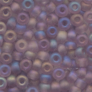 Czech Seed Beads - 6/0 - Transparent Dark Amethyst Matte AB (500g)