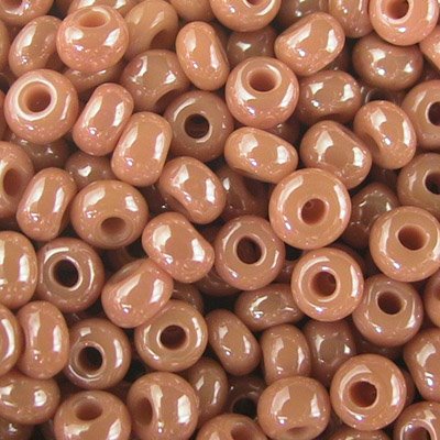 Czech Seed Beads - 6/0 - Opaque Pink Lustre (500g)