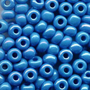 Czech Seed Beads - 6/0 - Opaque Light Blue AB (500g)
