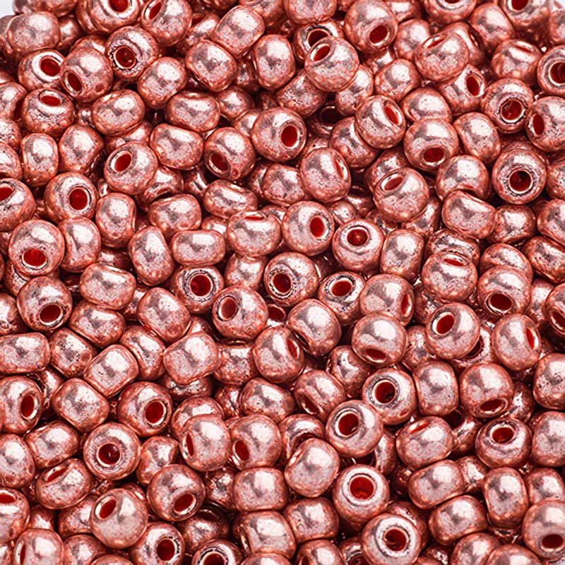 Czech Seed Beads - 6/0 - Metallic Copper [Terracolor] (500g)