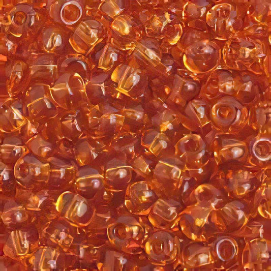 Czech Seed Beads - 6/0 - Transparent Topaz (500g)
