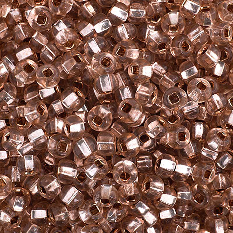 Czech Seed Beads - 6/0 - Silver Lined Copper Crystal [Solgel] (500g)