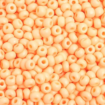 Czech Seed Beads - 6/0 - Matte Opaque Light Orange (500g)