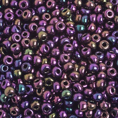 Czech Seed Beads - 6/0 - Opaque Purple Iris (500g)