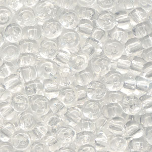 Czech Seed Beads - 6/0 - Crystal (500g)