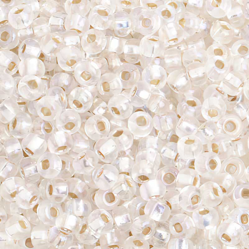 Czech Seed Beads - 6/0 - Silver Lined Crystal Rainbow (500g)