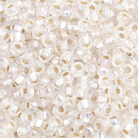Czech Seed Beads - 6/0 - Silver Lined Crystal Rainbow (500g)