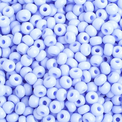 Czech Seed Beads - 6/0 - Opaque Powder Blue (500g)