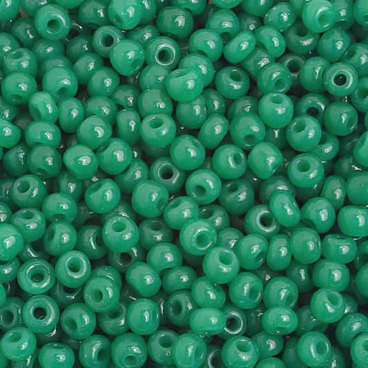 Czech Seed Beads - 6/0 - Oily Green (500g)