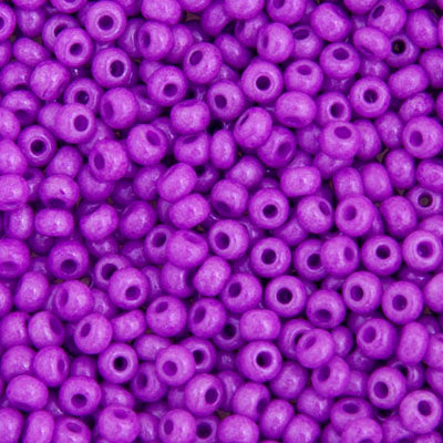 Czech Seed Beads - 6/0 - Opaque Dyed Lilac (500g)