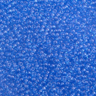 Czech Seed Beads - 6/0 - Transparent Ocean Blue (500g)