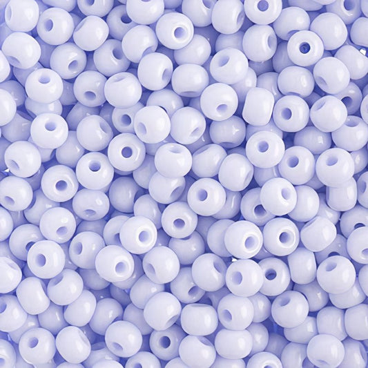 Czech Seed Beads - 6/0 - Opaque Natural Lilac (500g)