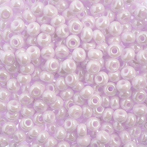 Czech Seed Beads - 6/0 - Opaque Natural Pink Luster (500g)