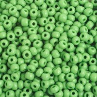 Czech Seed Beads - 6/0 - Light Green (500g)