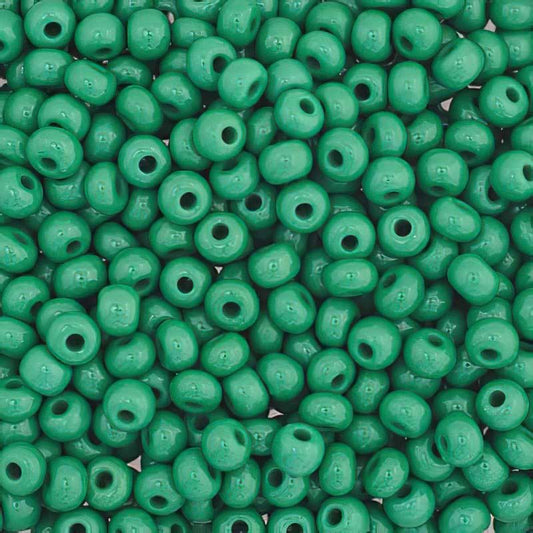 Czech Seed Beads - 6/0 - Hunter Green (20g)