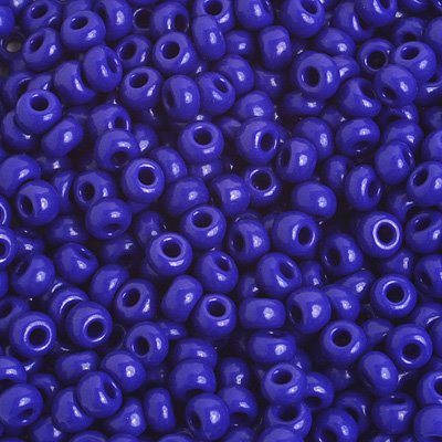 Czech Seed Beads - 6/0 - Opaque Dark Royal Blue (500g)