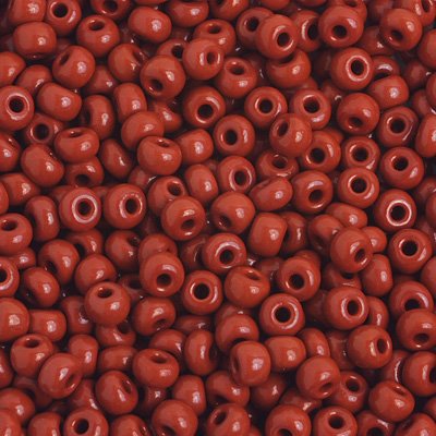 Czech Seed Beads - 6/0 - Opaque Medium Brown (500g)