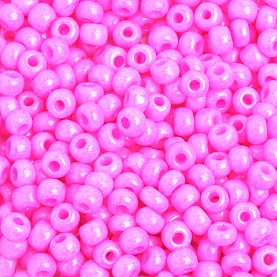 Czech Seed Beads - 6/0 - Opaque Rose (Dyed) (500g)