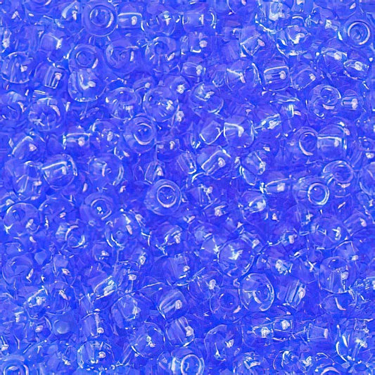 Czech Seed Beads - 6/0 - Transparent Medium Blue (500g)