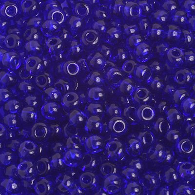 Czech Seed Beads - 6/0 - Transparent Royal Blue (500g)