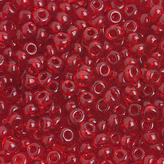 Czech Seed Beads - 6/0 - Transparent Light Red (500g)