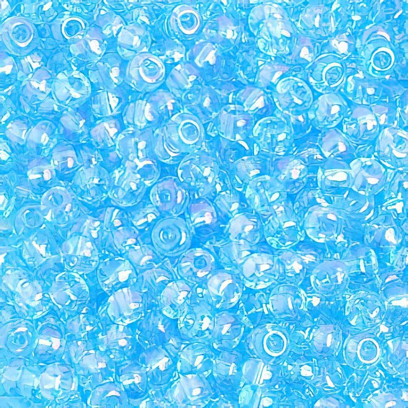 Czech Seed Beads - 6/0 - Aqua AB (500g)