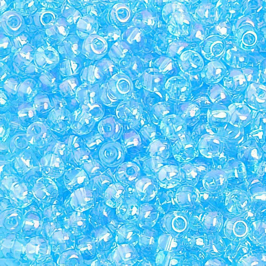 Czech Seed Beads - 6/0 - Aqua AB (500g)