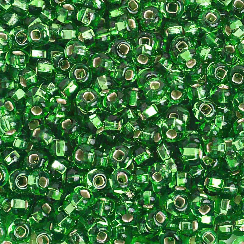 Czech Seed Beads - 6/0 - Silver Lined Lime Green (500g)