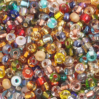 Czech Seed Beads - 6/0 - Silver Lined Multi-Mix (500g)