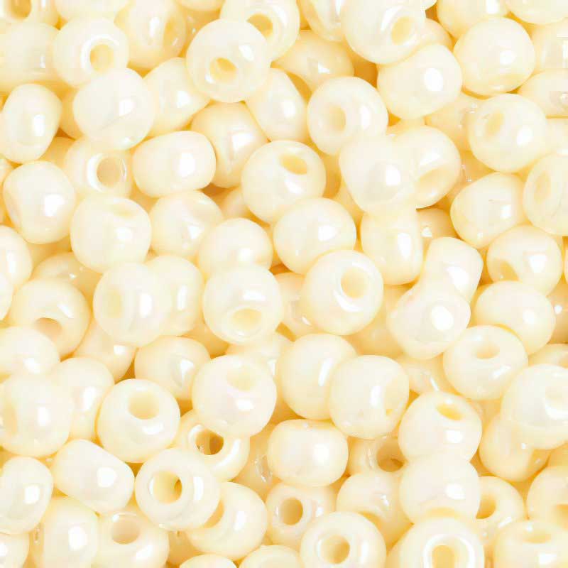 Czech Seed Beads - 6/0 - Pearl Eggshell (500g)