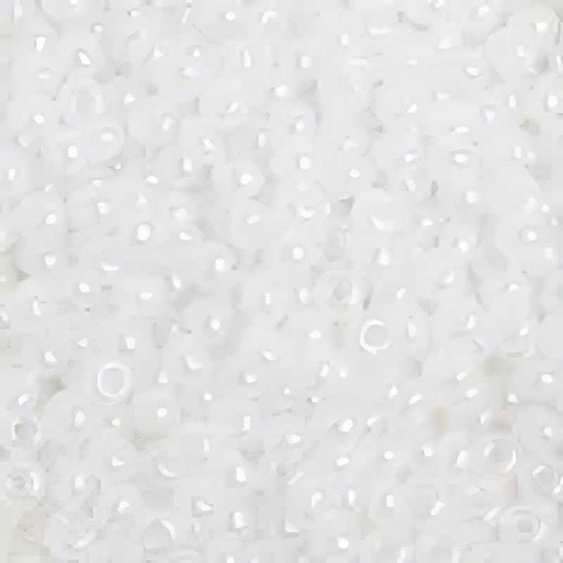 Czech Seed Beads - 6/0 - Opaque Pearl White (500g)
