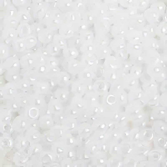 Czech Seed Beads - 6/0 - Opaque Pearl White (500g)