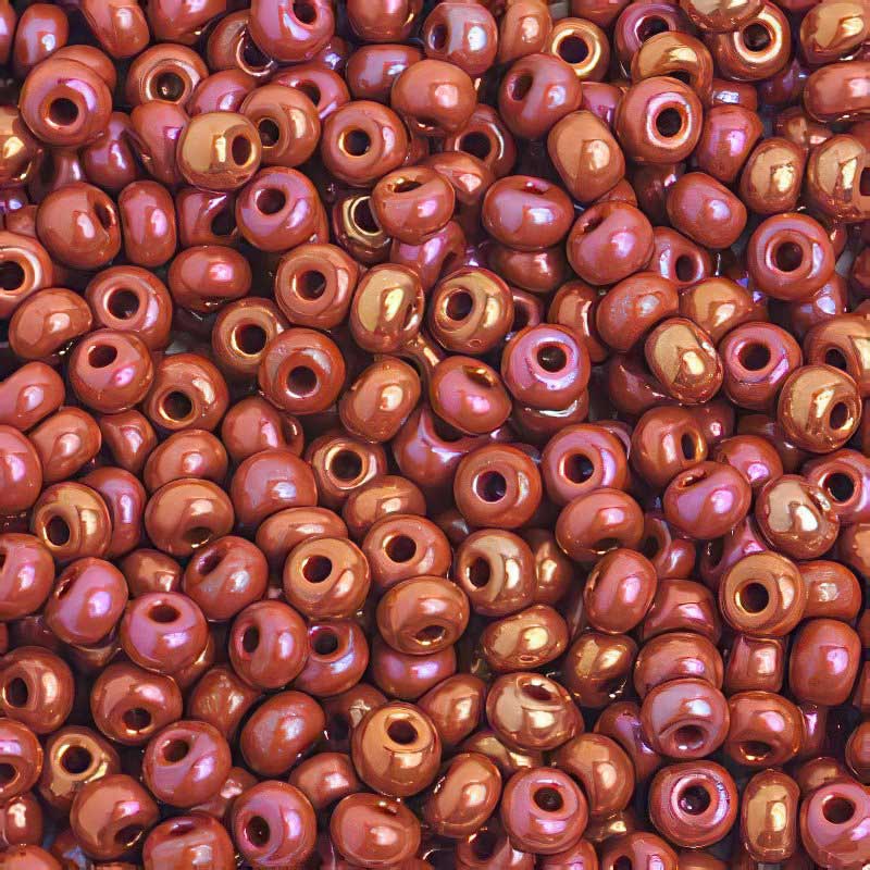 Czech Seed Beads - 6/0 - Ruby AB (500g)